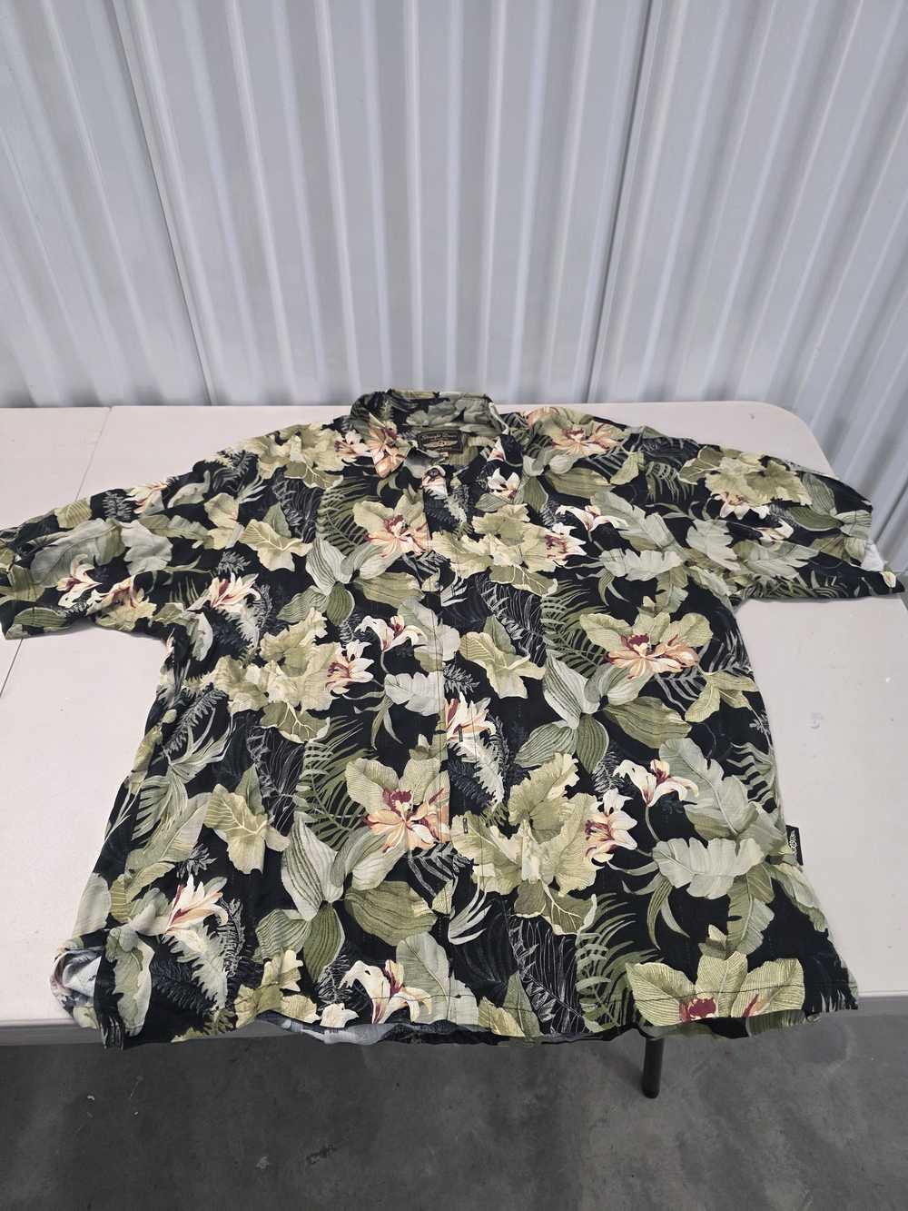 Straight Down Clothing Company Hawaiian Button Down Shirt Men's Size XL